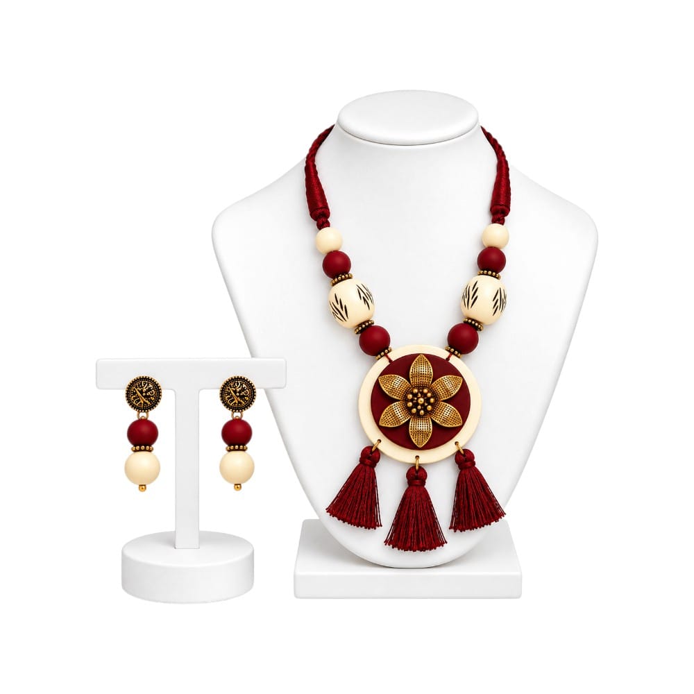 Premium Purely Handmade Clay Jewellery Sets for Women & Girls