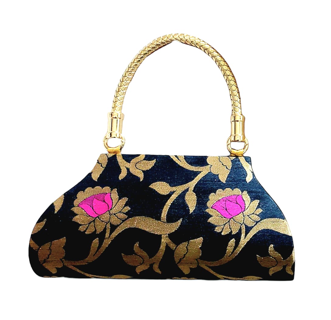 Luxury Paithani Clutch Bag