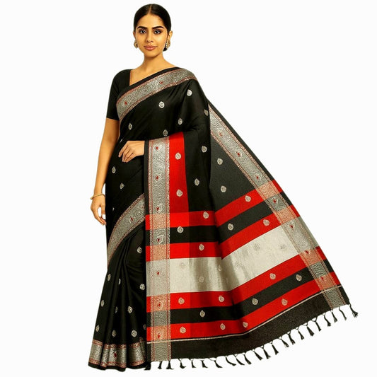 Exquisite Kadiyal Paithani Silk Saree