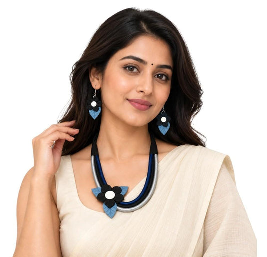 Purely Handmade Clay Jewellery Sets (With Earrings) for Women & Girls