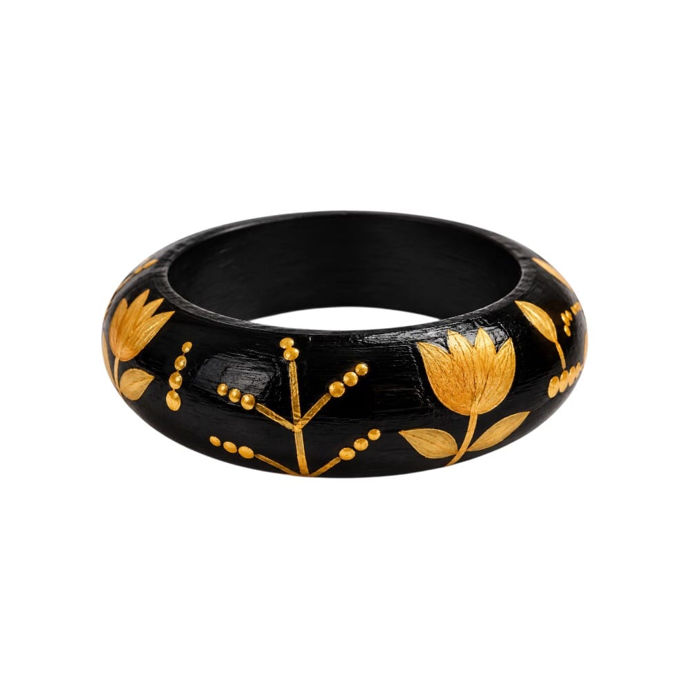 Purely Handmade Lightweight Wooden Kada Bangles