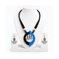 Lightweight Purely Handmade Terracotta Rope Necklace With Earrings