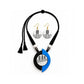 Lightweight Purely Handmade Terracotta Rope Necklace With Earrings