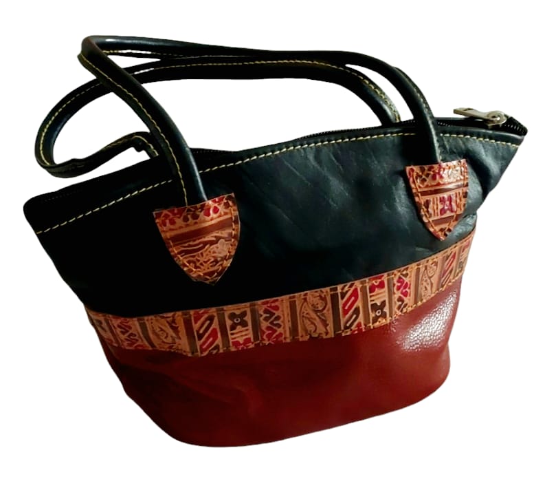 Pure Leather Handcrafted Tote Bag