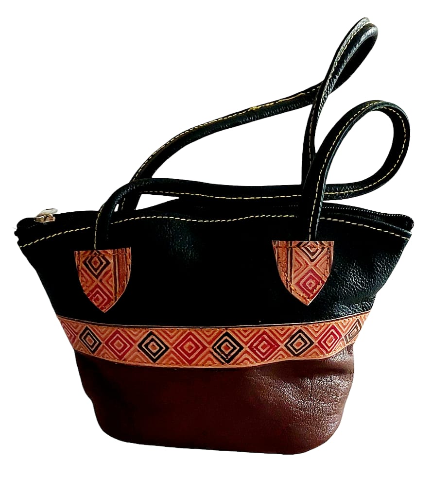 Pure Leather Handcrafted Tote Bag