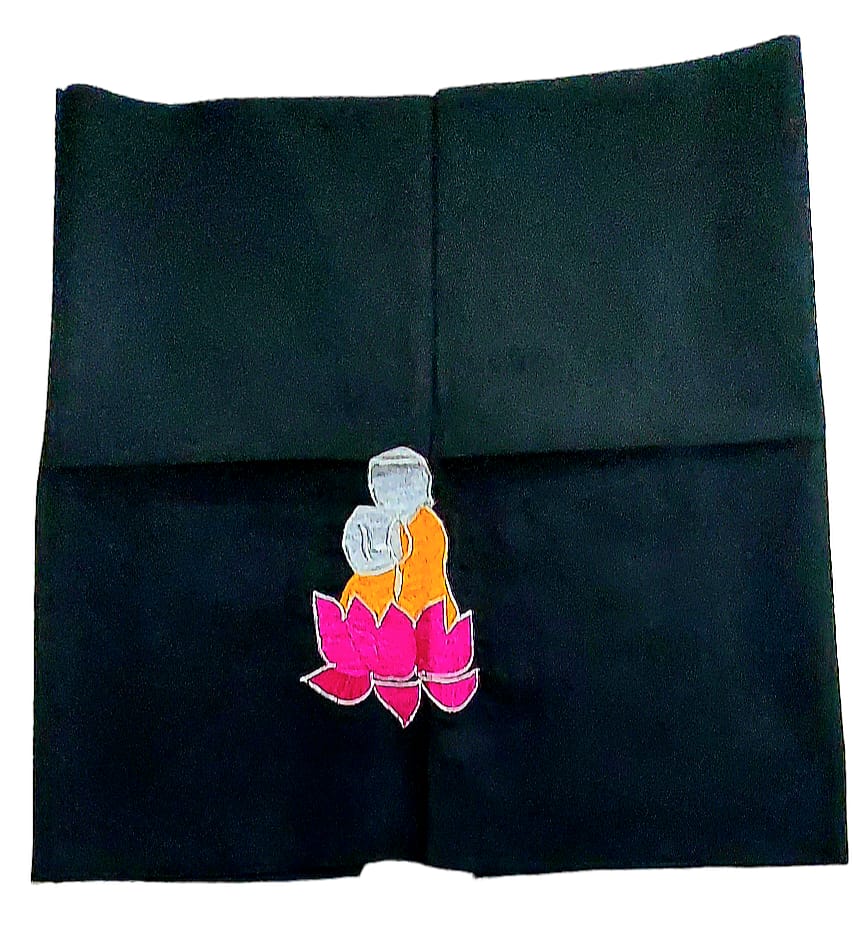 Hand Embroidered Hand Stitched Designer Premium Cotton Blouse Piece