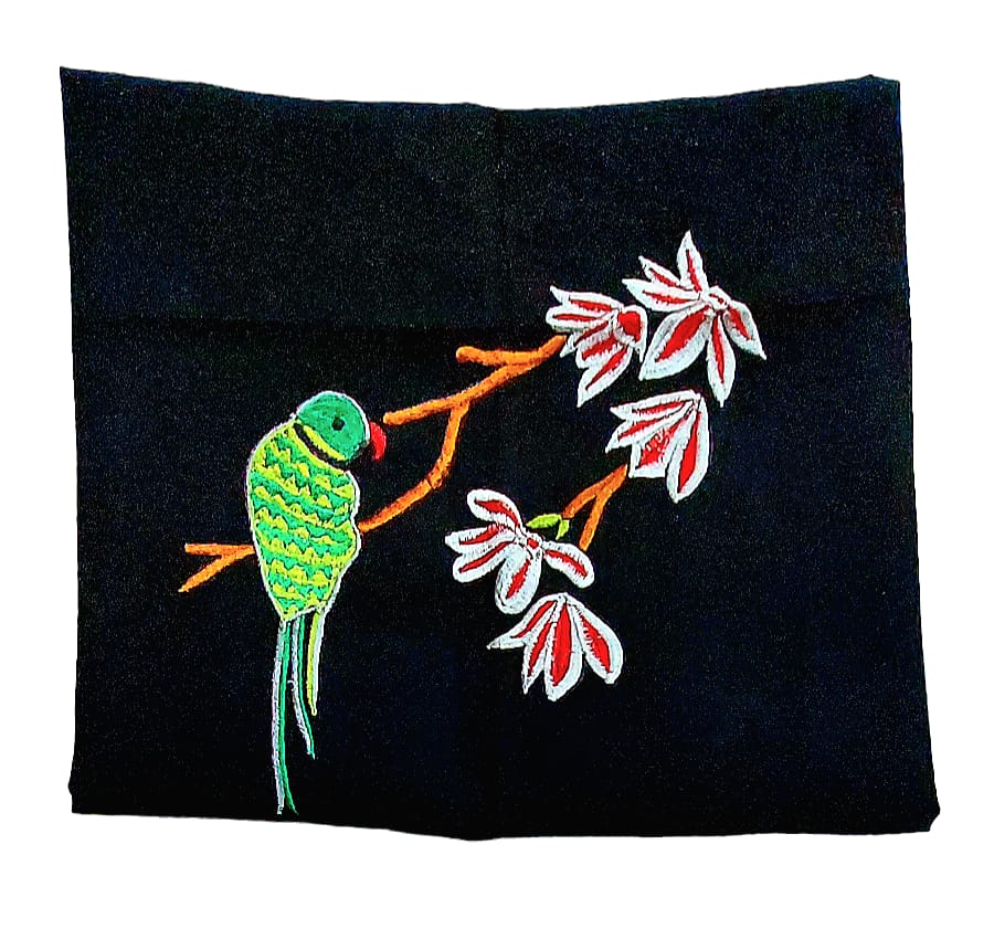 Hand Embroidered Hand Stitched Designer Premium Cotton Blouse Piece