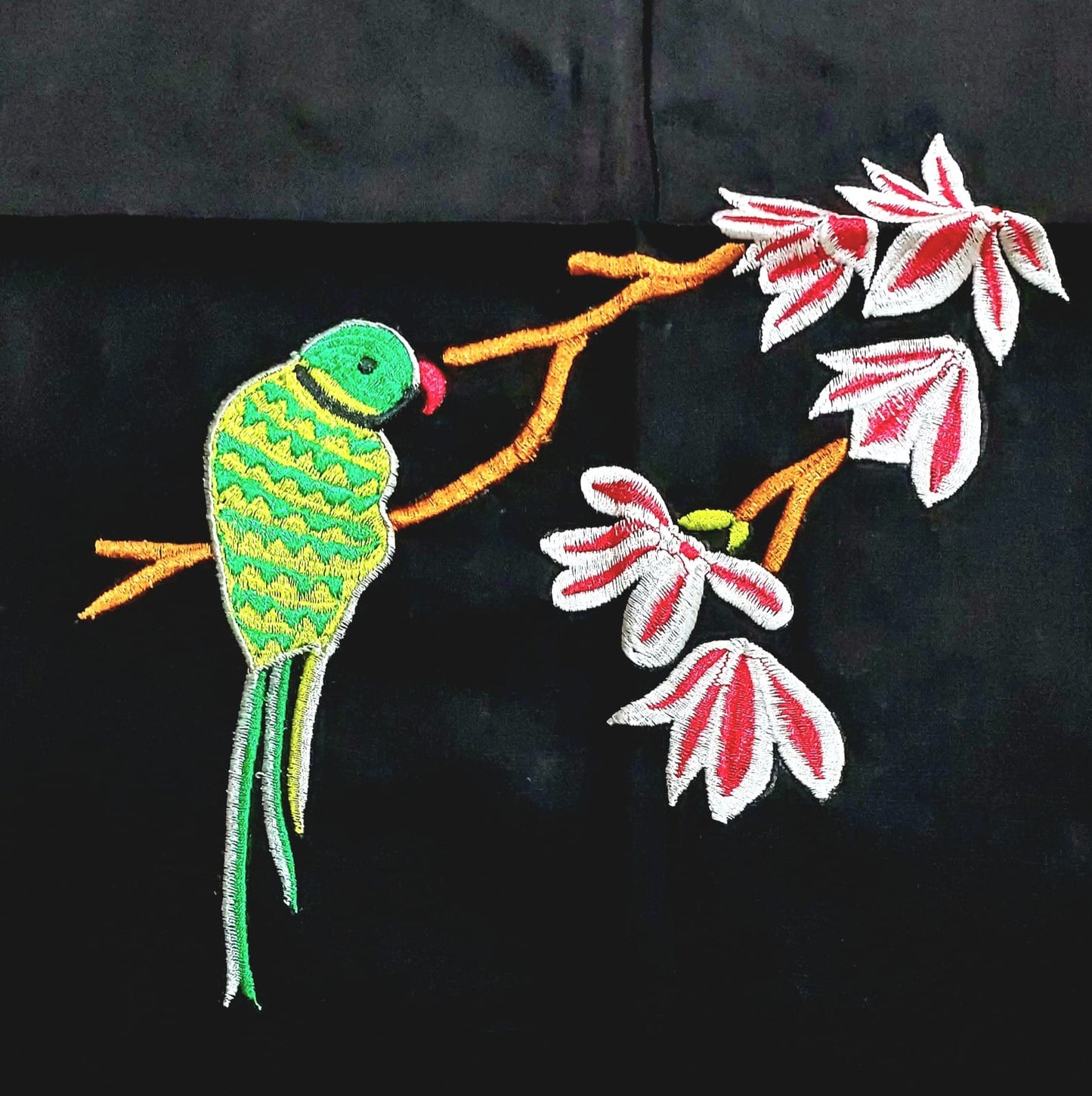 Hand Embroidered Hand Stitched Designer Premium Cotton Blouse Piece