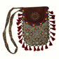 Gajji Silk Ajrakh Printed Leather Crossbody Flip Sling Bag