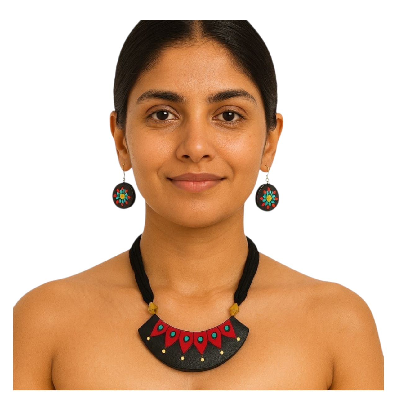 Terracotta Thread Necklace Sets