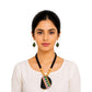 Purely Handmade Terracotta Rope Necklace With Earrings
