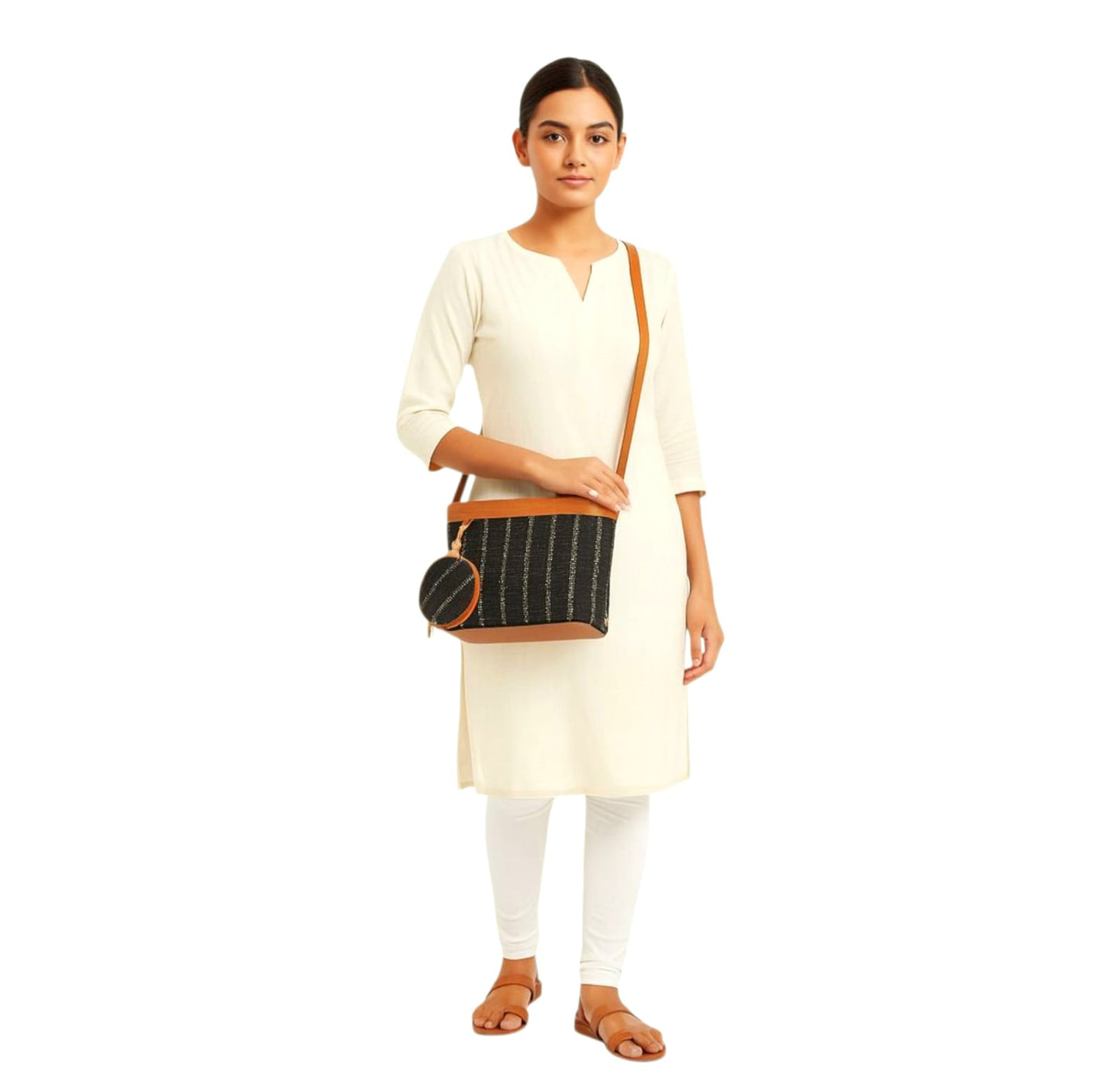 Women's Lightweight Jute Sling Bag