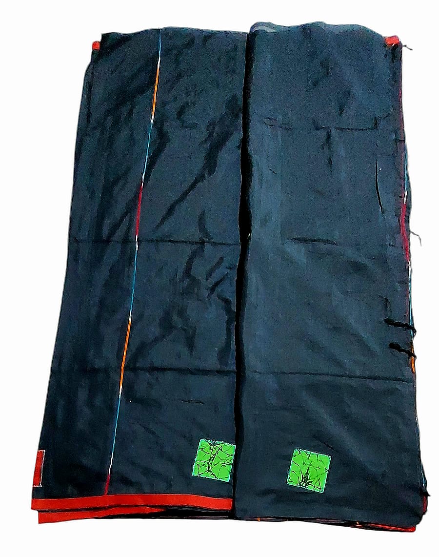 Pure Khadi Patch Work Saree