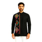 Pure Cotton Short Kurta For Men( With Kantha Stitch Hand Embroidery Work)