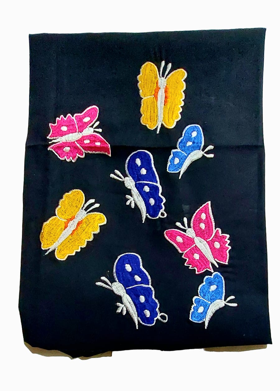 Hand Embroidered Hand Stitched Designer Premium Cotton Blouse Piece