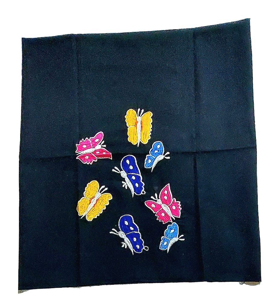 Hand Embroidered Hand Stitched Designer Premium Cotton Blouse Piece