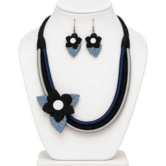 Purely Handmade Clay Jewellery Sets (With Earrings) for Women & Girls