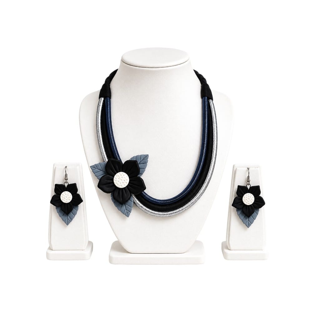 Purely Handmade Clay Jewellery Sets (With Earrings) for Women & Girls