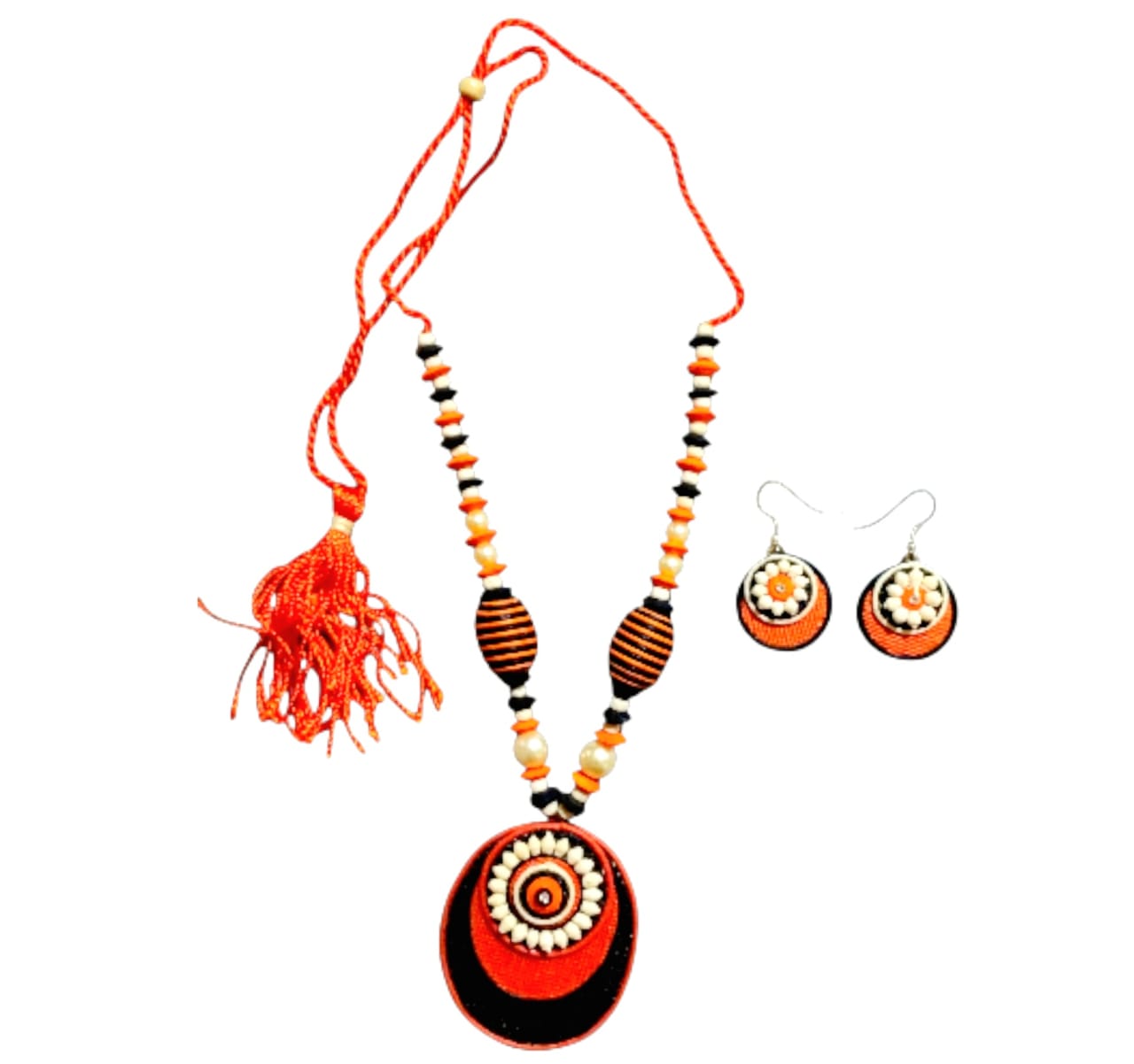 Premium Purely Handmade Jute Jewellery Sets (With Earrings)