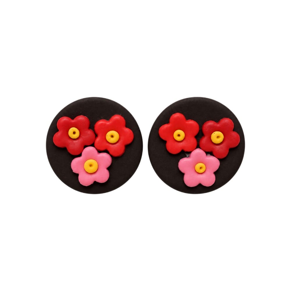 Purely Handmade Clay(Stud) Earrings