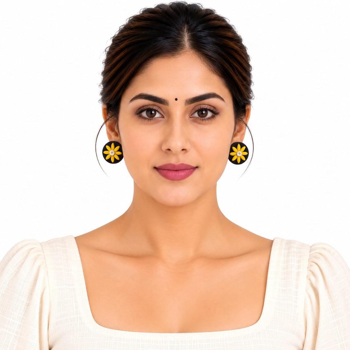 Purely Handmade Clay(Stud) Earrings