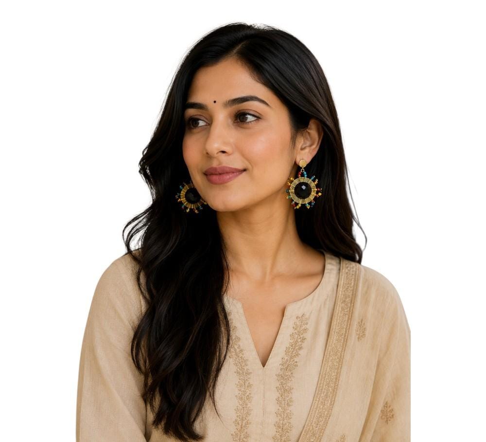 Purely Handmade Brass Earrings