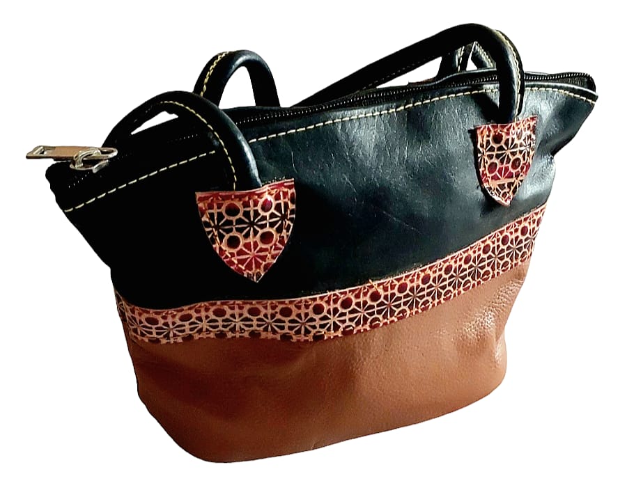 Pure Leather Handcrafted Tote Bag