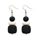 Purely Handmade Matt Finish Clay Drop Earrings