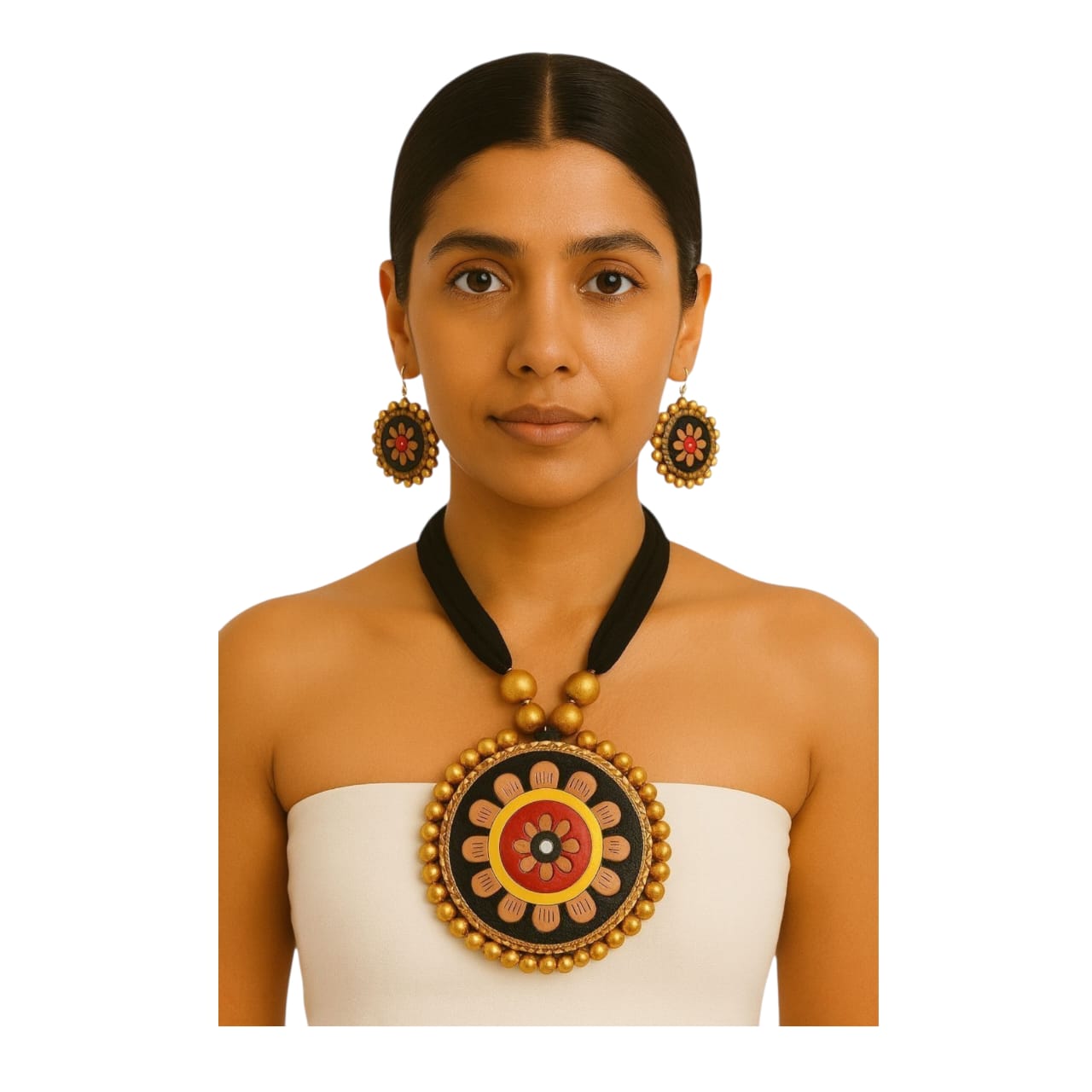 Terracotta Thread Necklace Sets