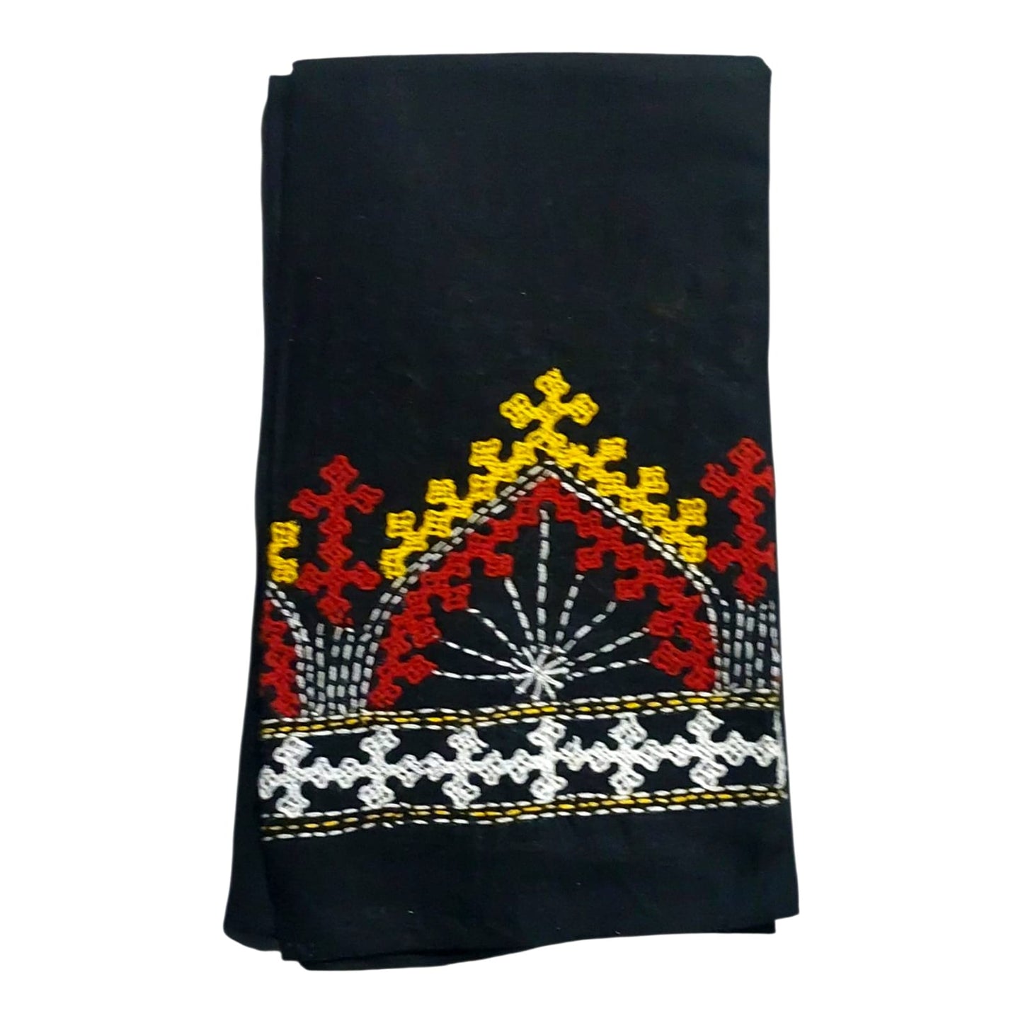 Hand Embroidered Gujarati Stitch Blouse Piece for Women & Girls