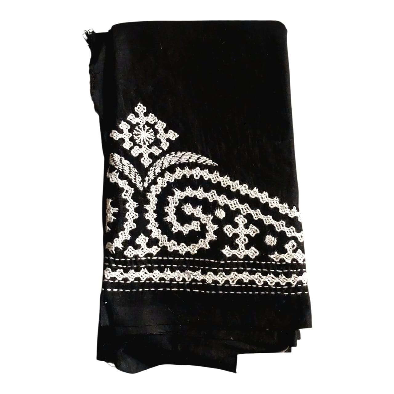 Hand Embroidered Gujarati Stitch Blouse Piece for Women & Girls