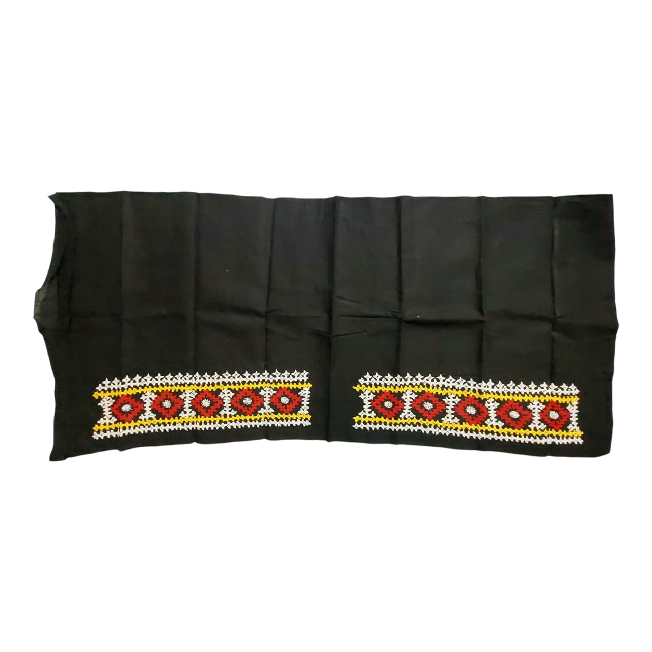 Hand Embroidered Gujarati Stitch Blouse Piece for Women & Girls