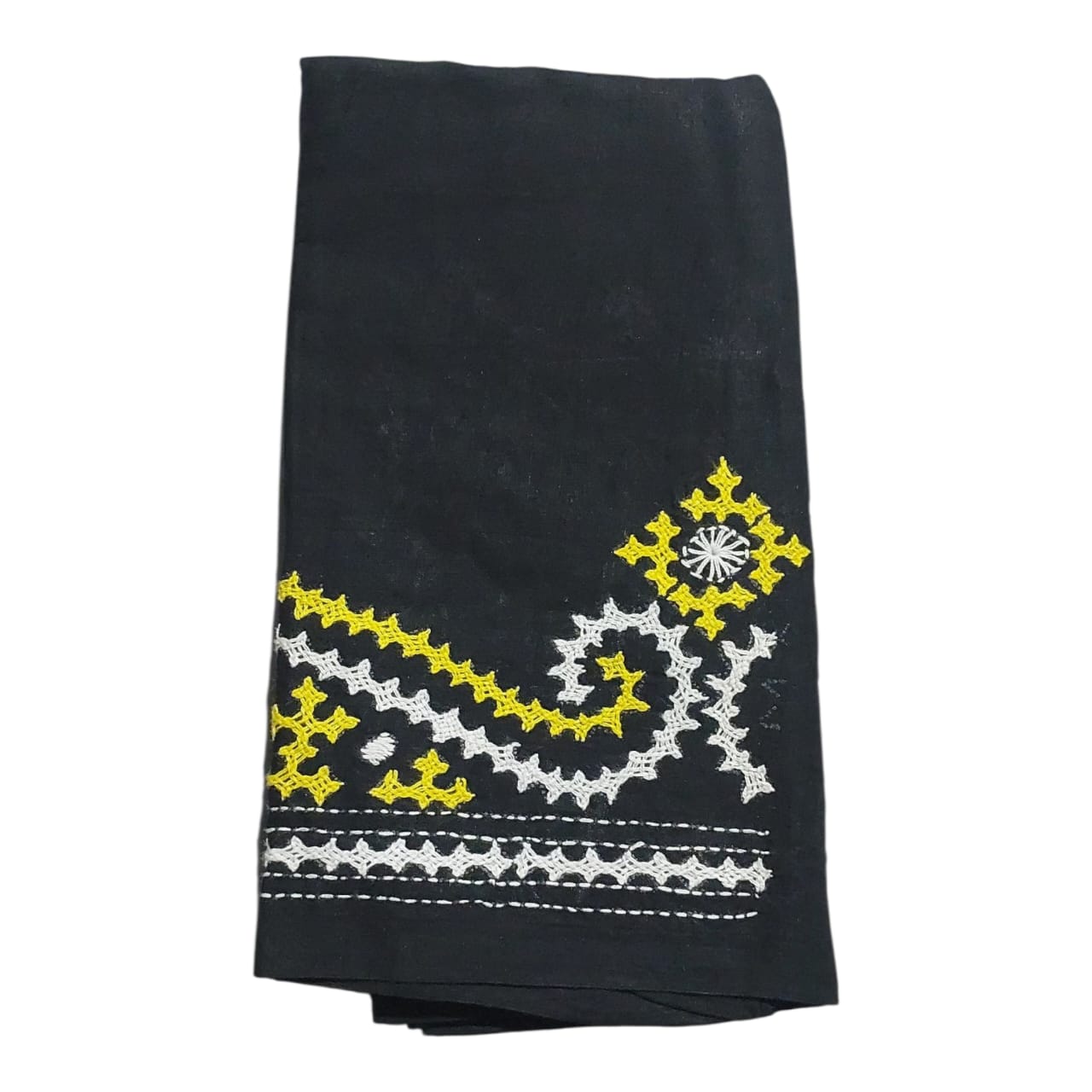 Hand Embroidered Gujarati Stitch Blouse Piece for Women & Girls