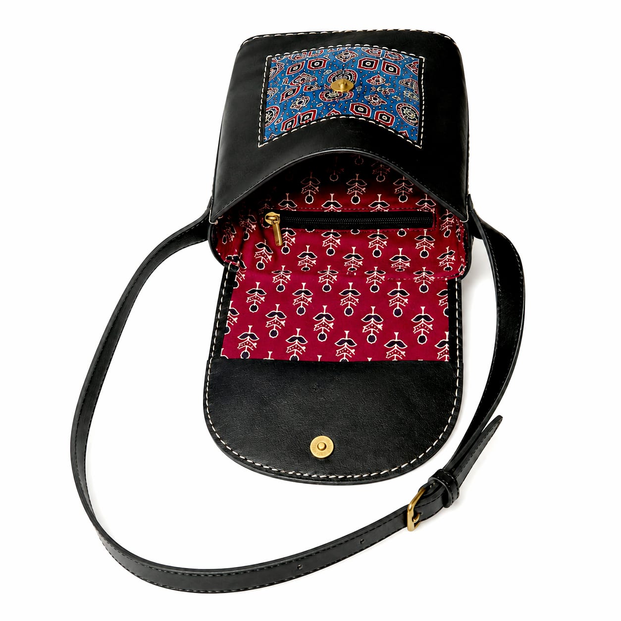 Handcrafted Pure Leather Bucket Style Sling Bag
