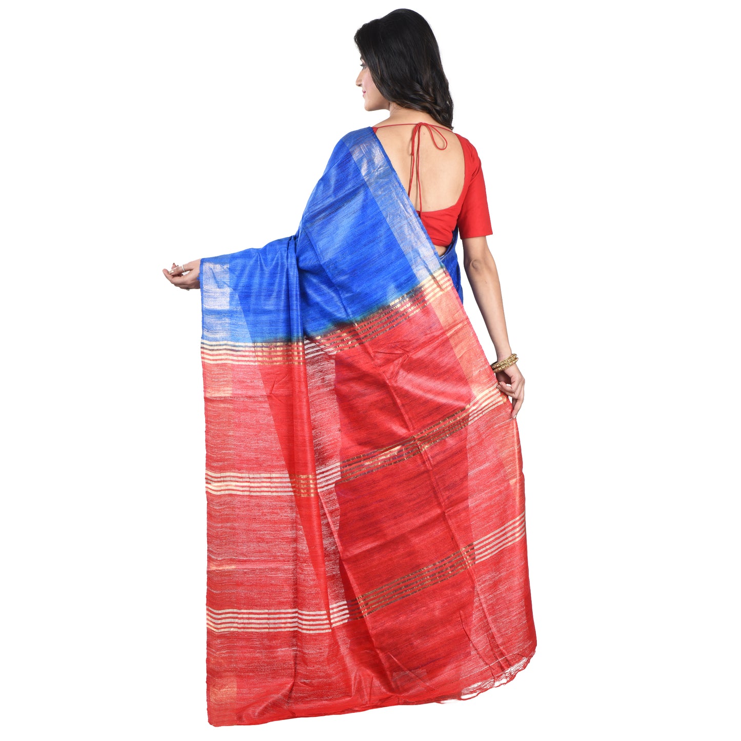 Premium Pure Handloom Silk Cotton Sarees with Blouse Piece For Women & Girls