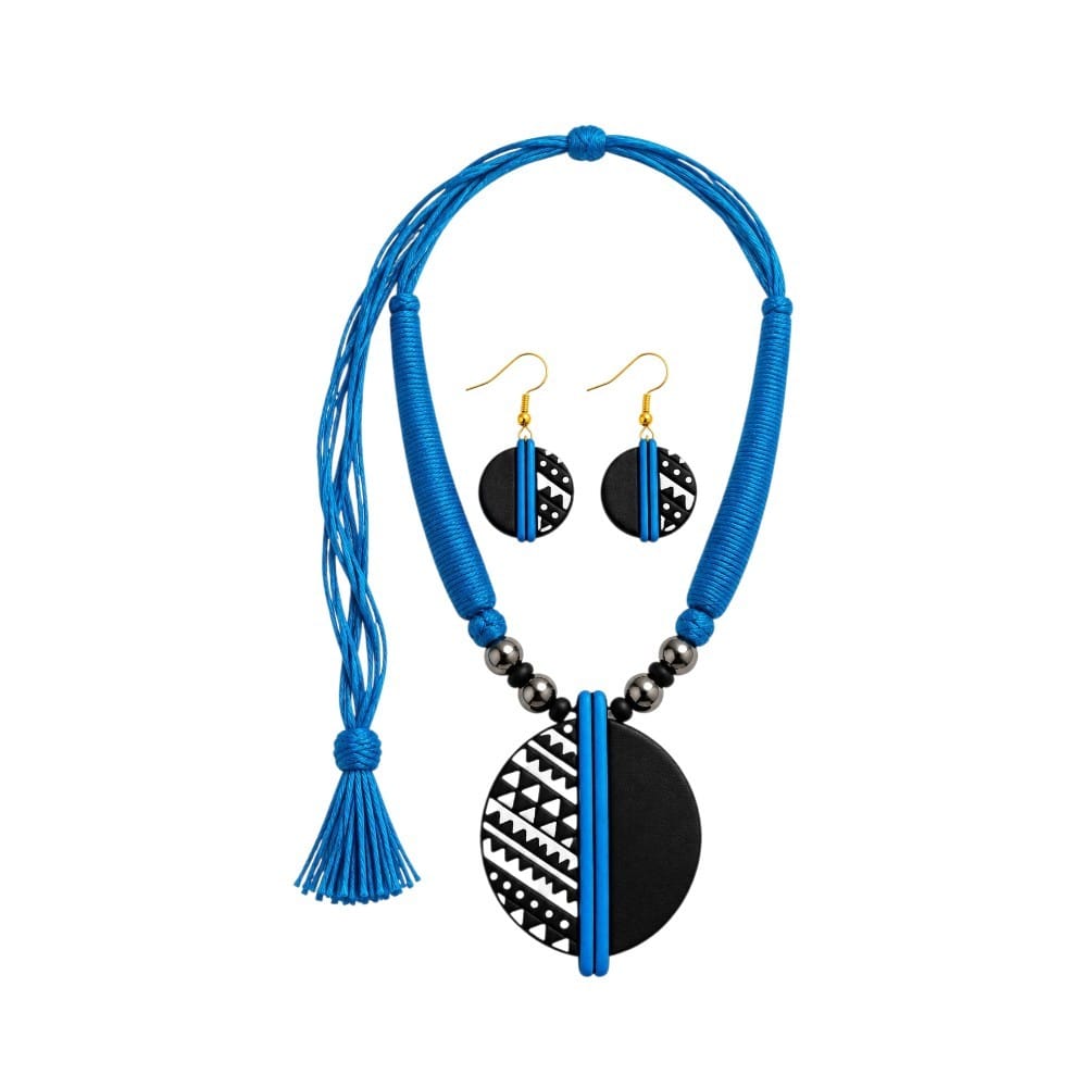 Purely Handmade Terracotta Thread Jewellery Sets