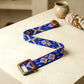 Glass Beaded Elastic Belt/Waistband (Broad) With Wooden Buckle