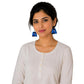 Purely Handmade & Handpainted Neem Wood Earrings