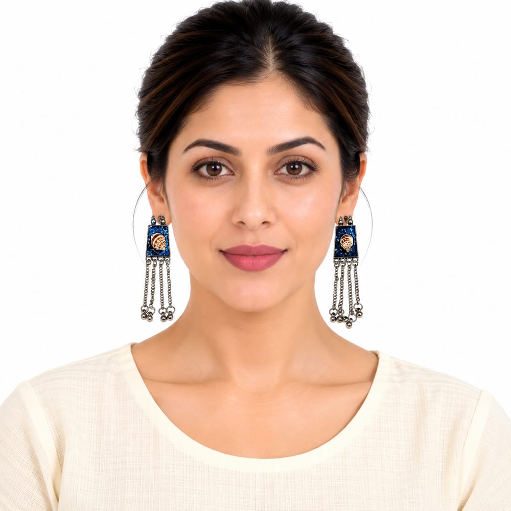 Premium Purely Handmade Resin Jewellery Earrings for Women & Girls