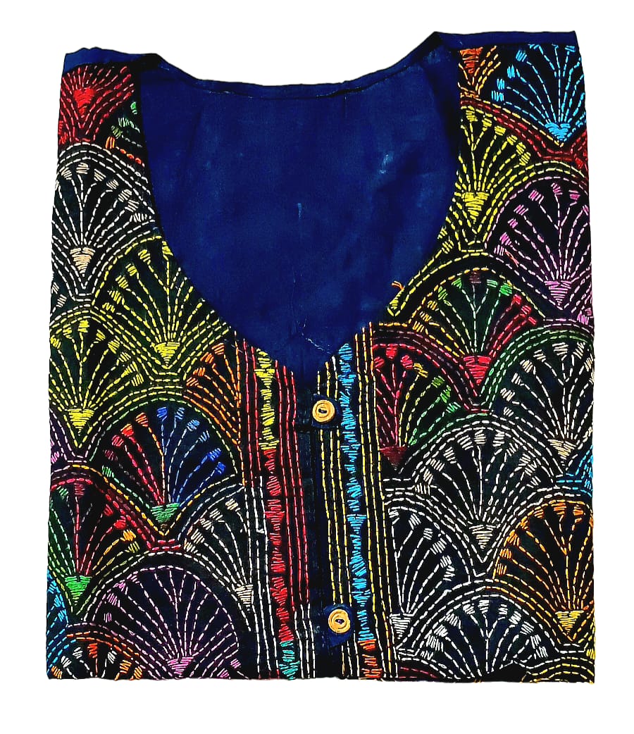 Handmade Hand-Embroidered Kantha Jackets