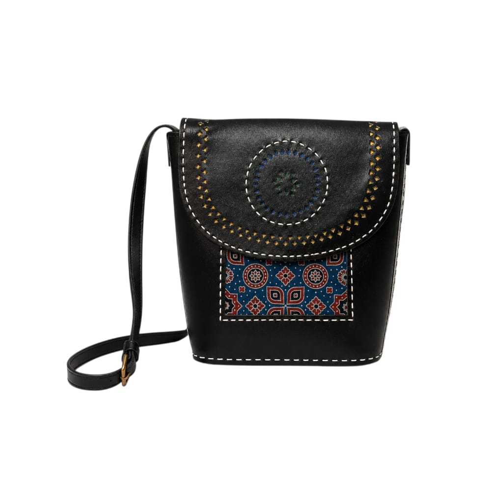 Handcrafted Pure Leather Bucket Style Sling Bag