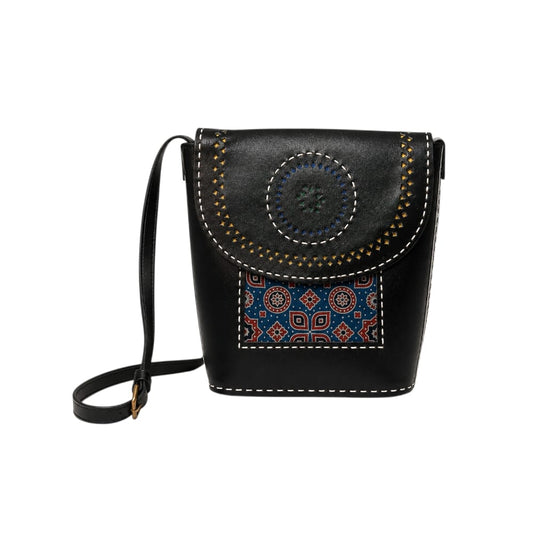 Handcrafted Pure Leather Bucket Style Sling Bag