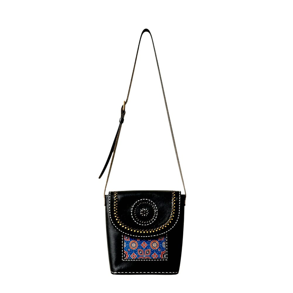 Handcrafted Pure Leather Bucket Style Sling Bag