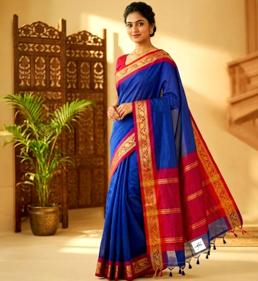 Pure Handloom Cotton Silk Sarees