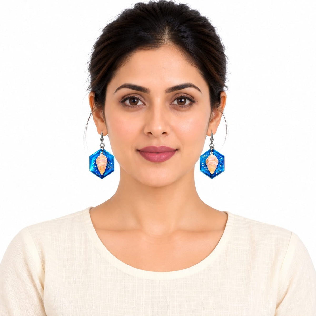 Premium Purely Handmade Resin Jewellery Earrings for Women & Girls