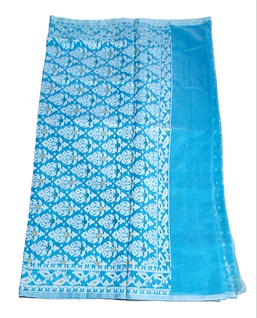 Purely Handmade Tant Silk Jamdani Saree