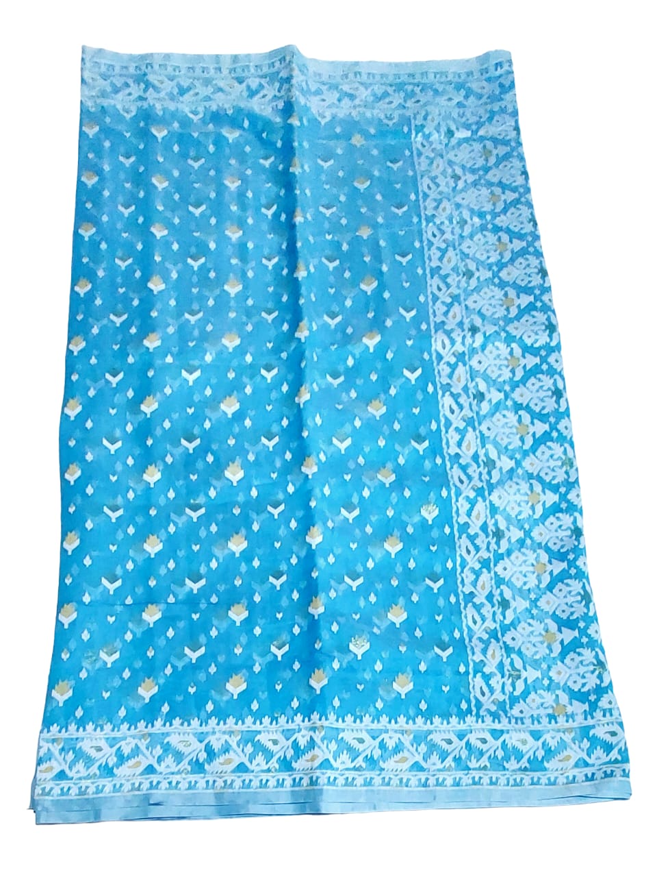 Purely Handmade Tant Silk Jamdani Saree