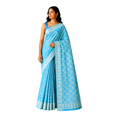 Purely Handmade Tant Silk Jamdani Saree