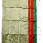 Maheshwari Cotton Silk Saree with Contrast Blouse & Contrast Pallu