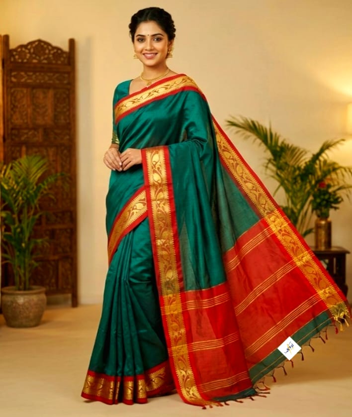 Pure Handloom Cotton Silk Sarees